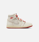 Air Jordan 1 High OG Rare Air Cinnabar Womens Lifestyle Shoe - Sail/Cinnabar/Light Bone